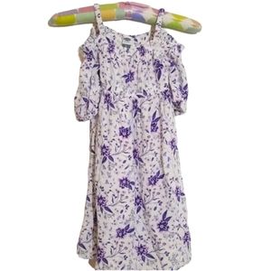Old Navy Floral Maxi Dress Cold Shoulder Maxi Dress Size 3T
